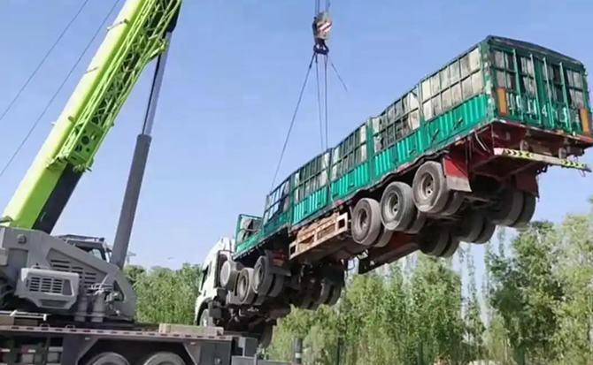 乐陵道路脱困救援案例